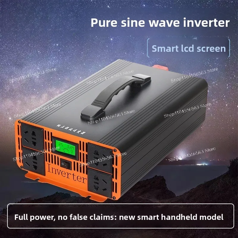 Car Pure Sine Wave High Power Inverter 12V24V To 220V48V60V Power Battery Inverter