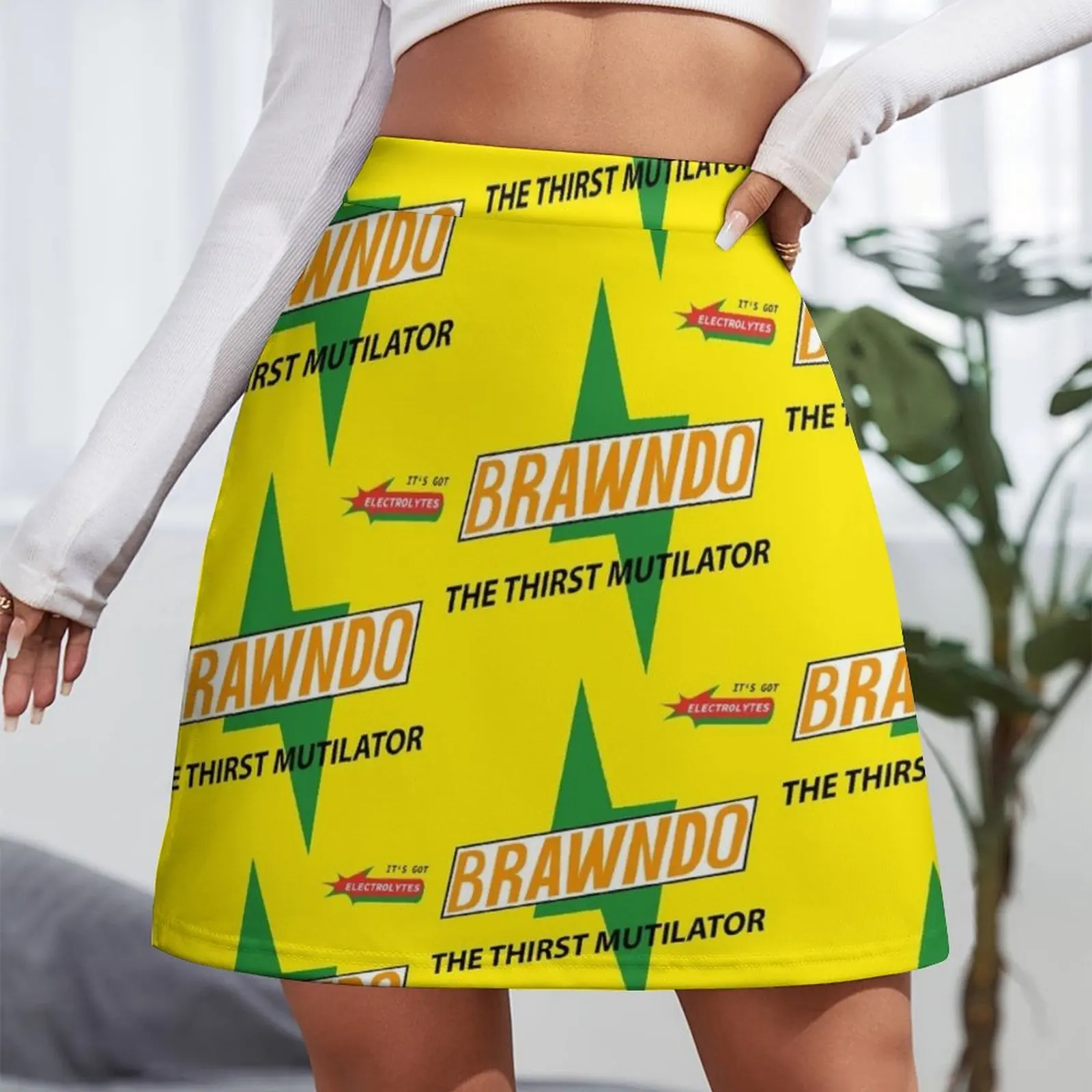 Brawndo - The Thirst Mutilator Mini Skirt korean luxury clothing Skirt shorts Mini Skirt