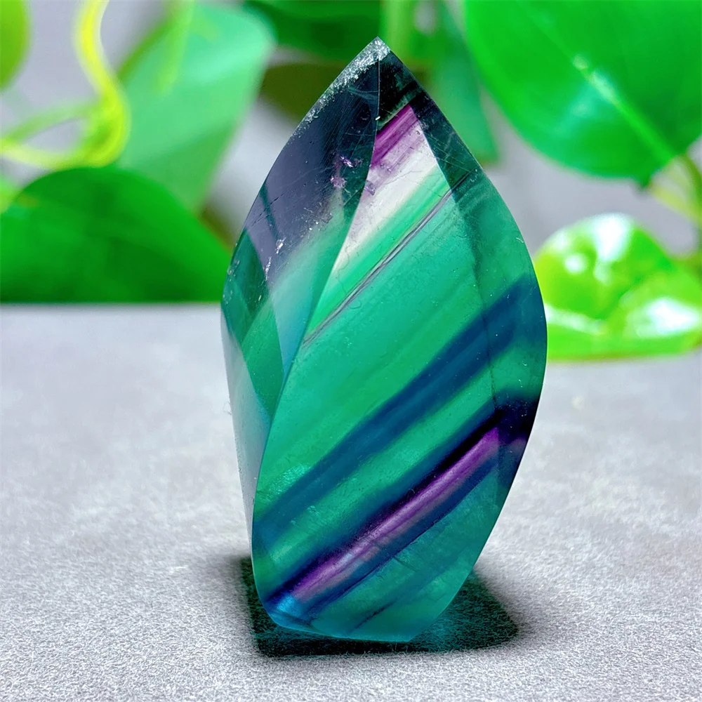 Rainbow Fluorite Flame Crystal Natural Stone Quartz Stone Minerals Home Decoration Reiki Craft Gifts Energy Healing Luck Love