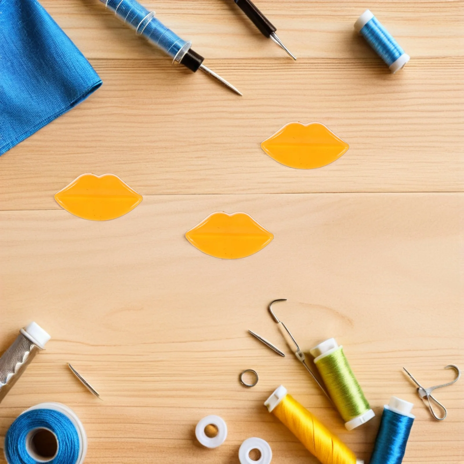 

100pcs Accessories Mini Lip Shape Plastic Buttons For Diy Puppet Making Craft Projects Safety Mouth Parts Tiny Mouth Tips