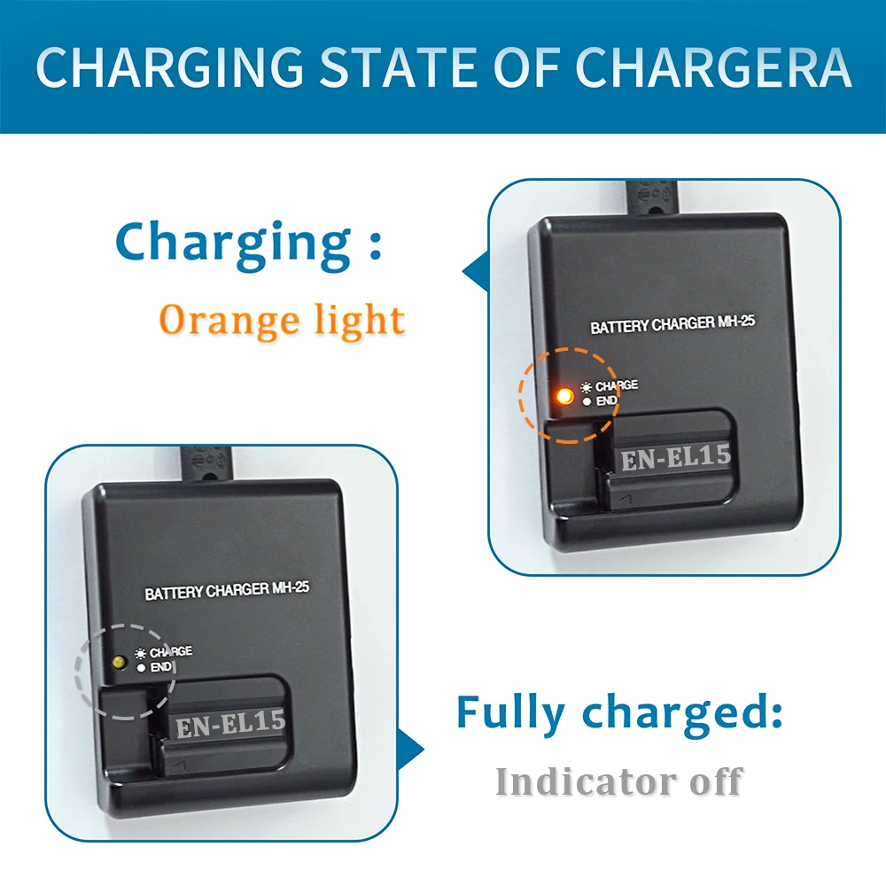 MH-25 MH-25A 充電器 ニコン EN-EL15 EN-EL15B ENEL15C ENEL15対応