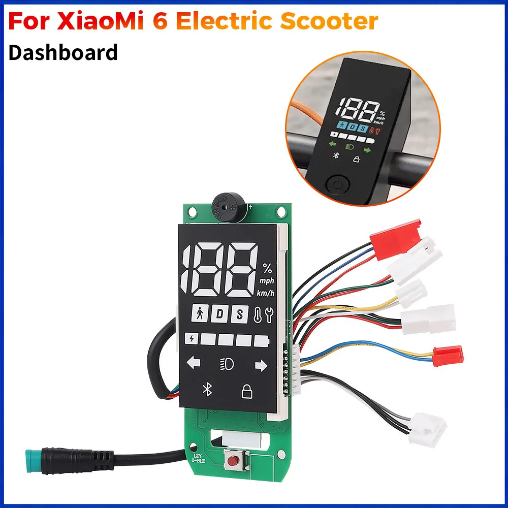 For XiaoMi Mi6 Electric Scooter E-Scooter Main Control Board Controller Bluetooth Display Wiring Harness PCB Parts Accessories