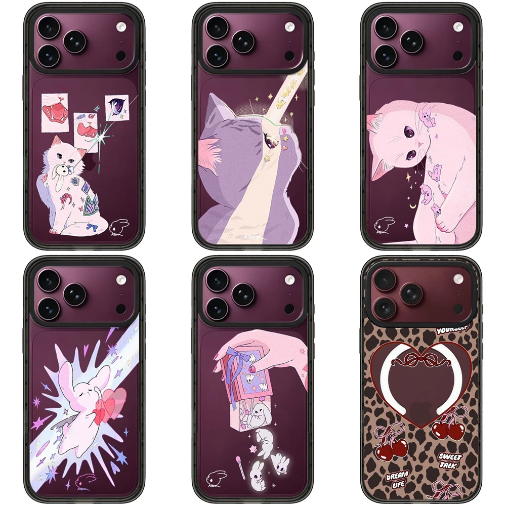 6091637 Impact Black Border Magnetic Case: Compatible with IPhone 18 17 16 15 14 13 Pro Max 17 Air