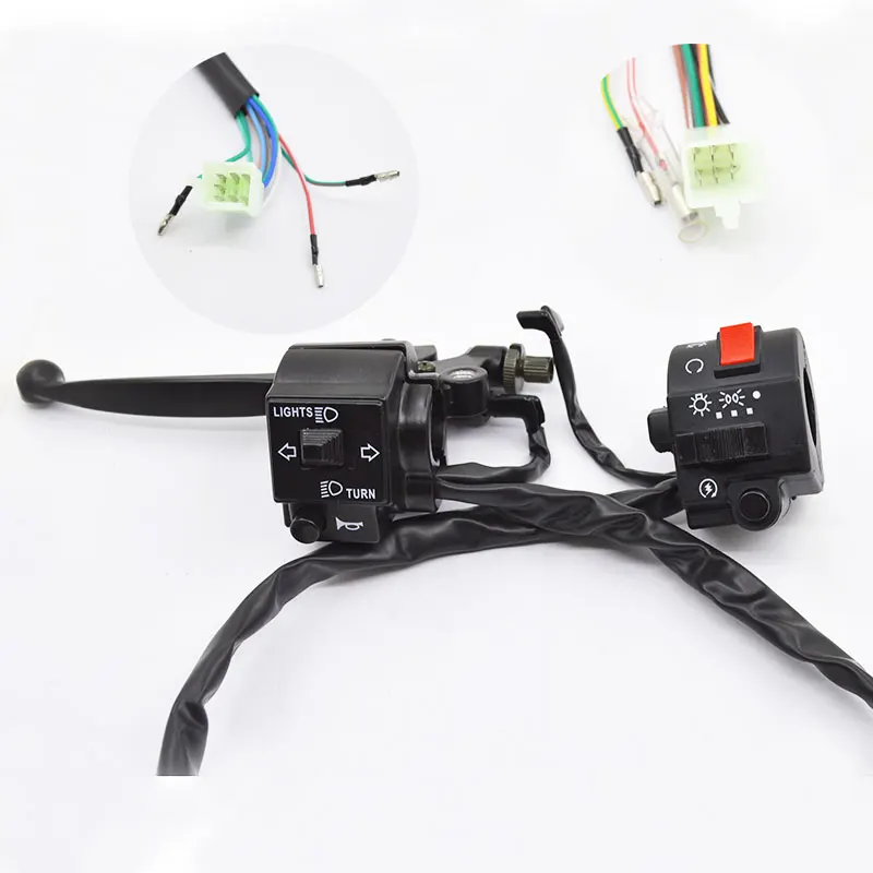 Wysokiej jakości przełącznik kierownica motocykla Assy dla Suzuki GS125 GN125 GS GN 125