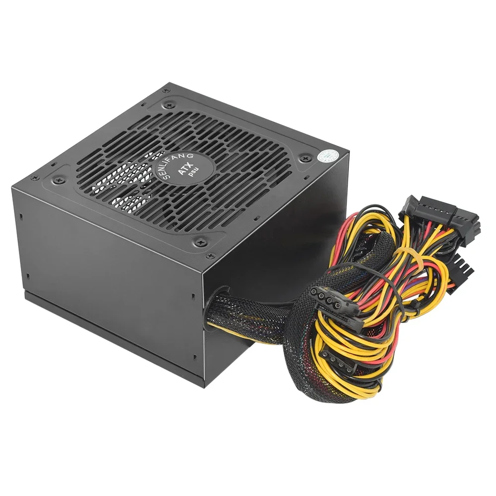 12V 24Pin 500W 100-240V SLF500 PSU With 12CM Fan ATX Computer Power Supply For 600W 800W PC PSU Universal High-end Video Card