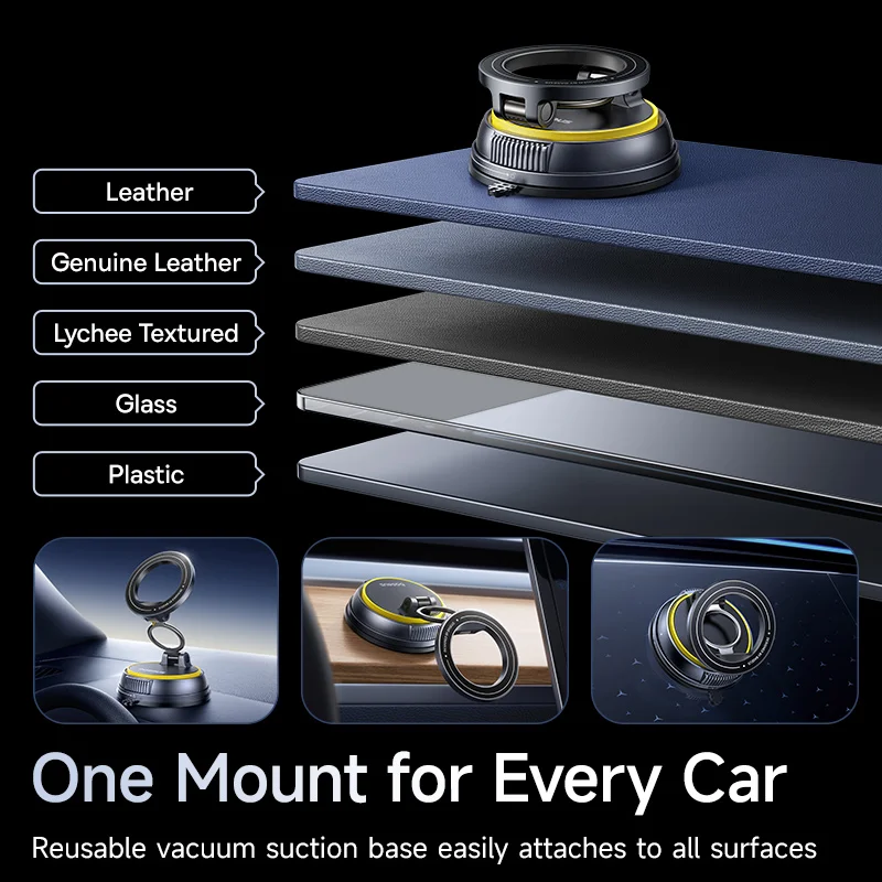 Baseus Vacuum 360° Magnetic Car Phone Mount 6