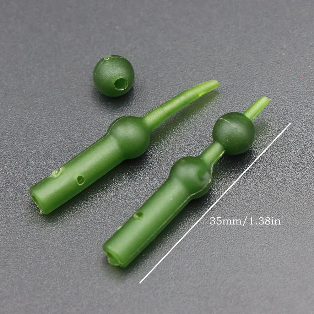 10 قطعة اكسسوارات صيد سمك الشبوط هليكوبتر تلاعب أنابيب Chod الخرز المطاط مكافحة تشابك كم ل طريقة تغذية الشعر الكارب تلاعب معالجة