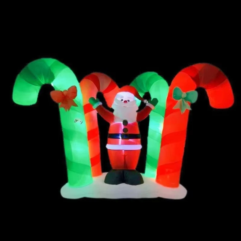 

Christmas Inflatable Sugar Cane Festival Decoration Christmas Parade Inflatable Sugar Cane For Sale