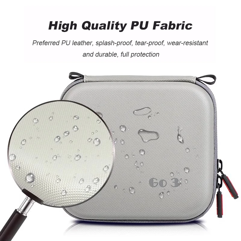 Soonpho カメラキャリングバッグ Insta Go 3 ポータブルスポーツストレージカメラミニバッグ防水落下防止写真アクセサリー