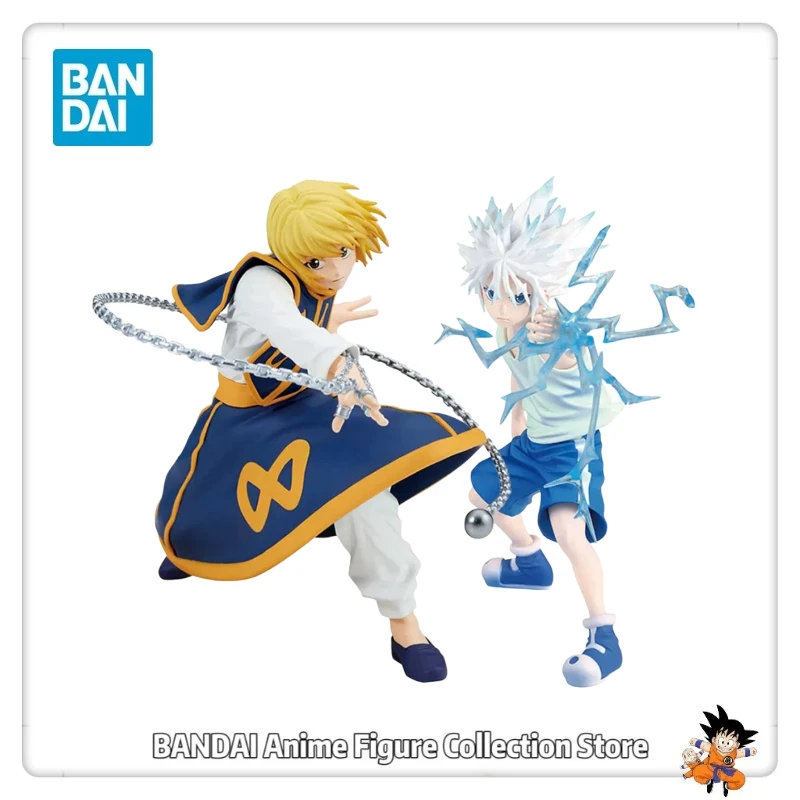 In Stock Original Bandai Banpresto Hunter Hunter Killua Zoldyck Kurapika Anime Character Collection Model Statue Toy Ornament