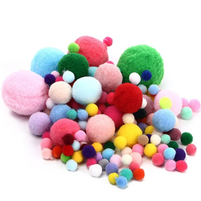 Pompons moelleux en fourrure douce pour bricolage, accessoires de décoration, fournitures d'artisanat faites à la main, macaron, Ik15 à 20mm, 20 pièces