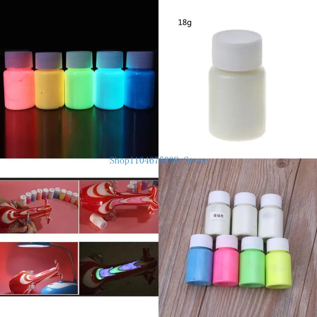 

5asd Luminous Paints Glow Glow in Dark Acrylic Paints Reflective Paints for Artwork