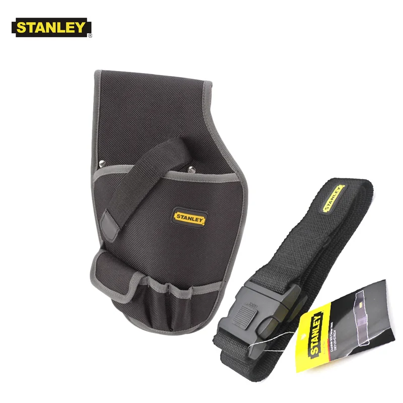 Stanley 1pcs cordless drill holster for screwdriver pouch holder durable small electrical bag on tools nylon pistol tool bags