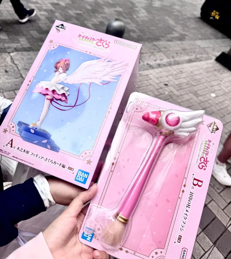 

【In Stock】Bandai Ichiban Kuji Cardcaptor Sakura Clear Card Figure & Cup Set
