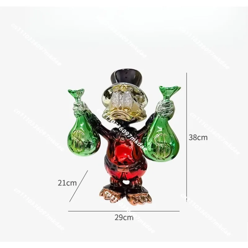 Sculptuur persoonlijkheid binnenhuis grote mond eend glasvezel creatieve decoratie ornament decoratie - afbeelding 2