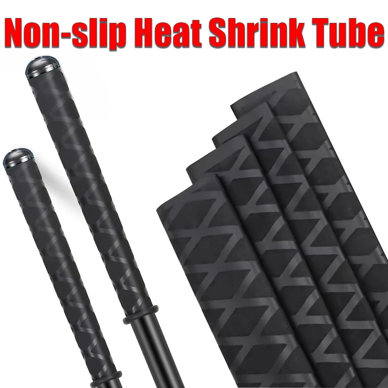 Non-slip Heat Shrink Tube Dia15 18 20 22 25 28 30 35 40 45 50mm Fishing Rod Handle Insulated Waterproof Racket Handle Grip 1/2/5