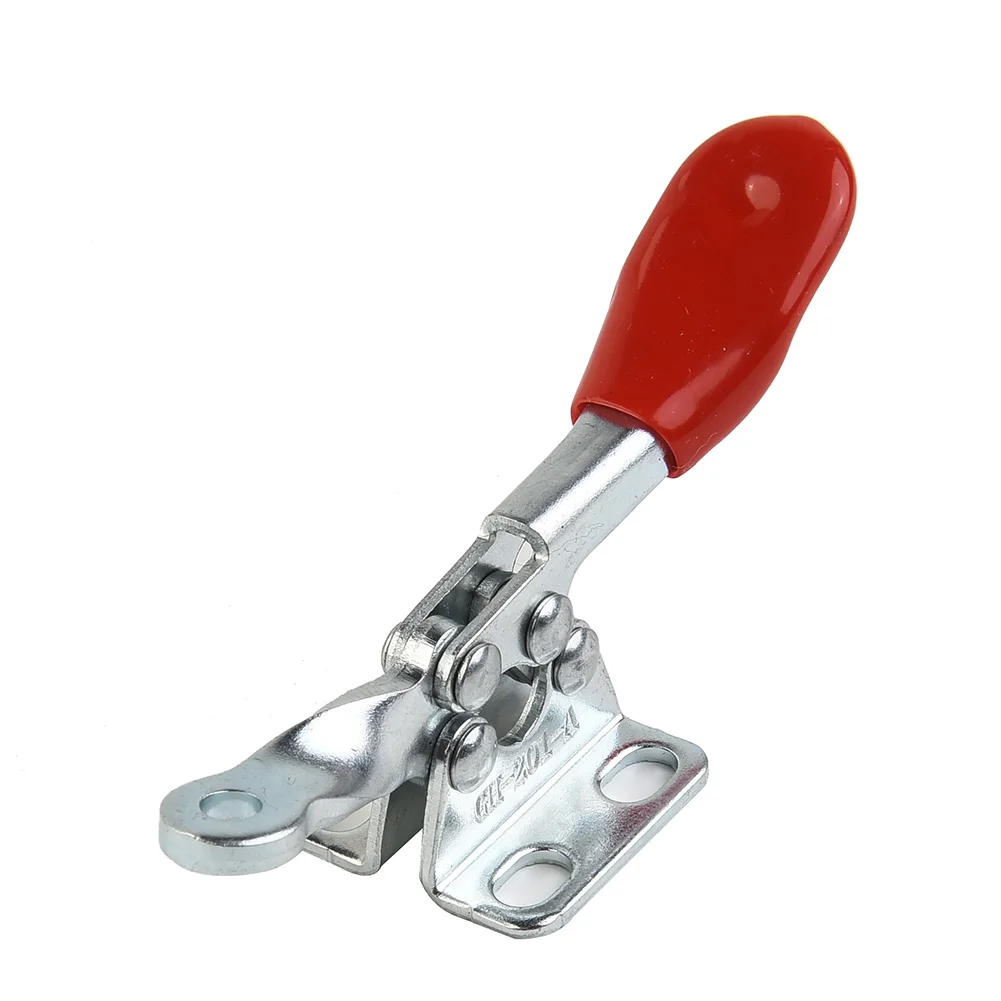 수평 토글 클램프 퀵 릴리스 토글 클램프 세트, 27kg 수직 토글 클램프 핸드 클립 도구, 헤비 듀티 도구, GH201A, 4 개