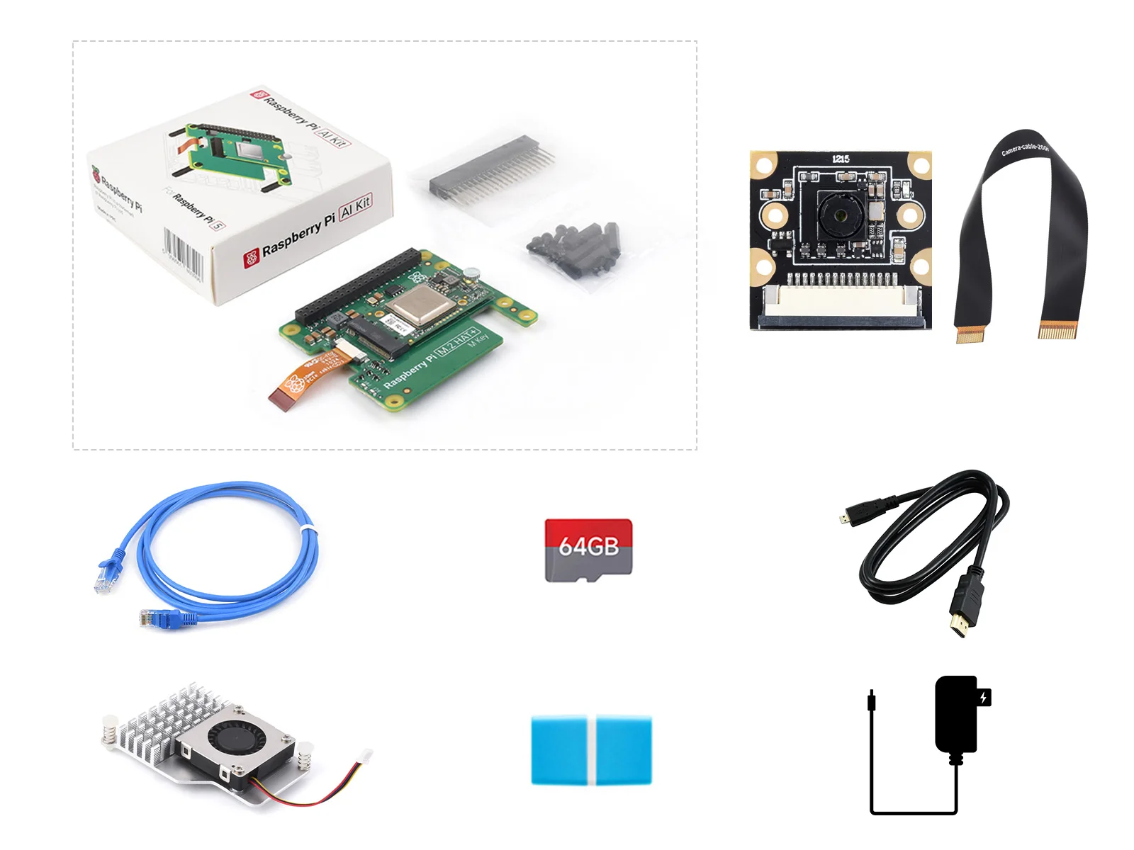 Imagem -04 - Kit ai Raspberry pi Opções para Kits e gb gb gb de Ram Kit ai Hailo8 26 Tops 13 Tops de Potência de Computação Raspberry pi ai Kit