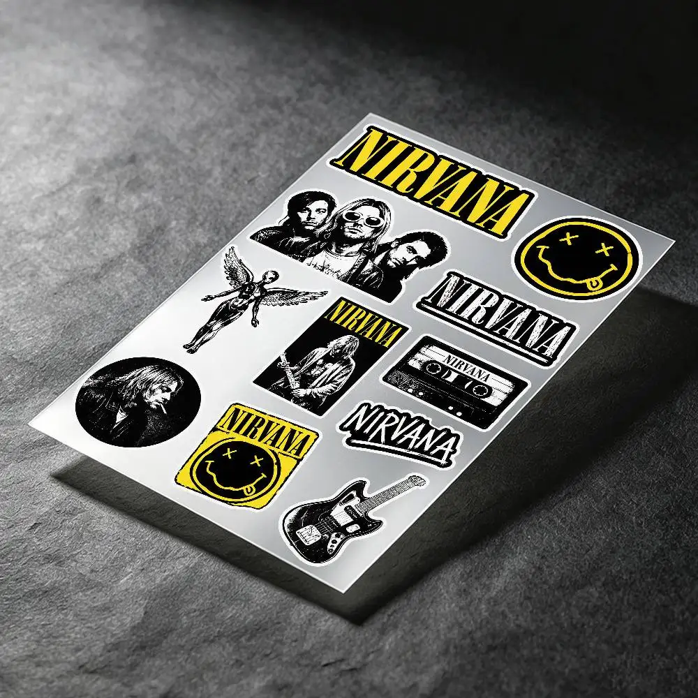 Band Nirvana Stickers Auto Body Bumper Windows Motorcycle Laptop Walls Vinyl Decal Car Tuning Accessories