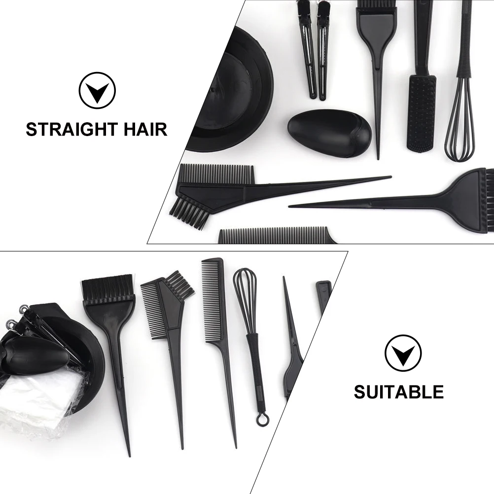 

1 комплект наборов для оттенка волос, профессиональные принадлежности для салонной окрашивания, бытовые парикмахерские инструменты, легкие щетки для смешивания цветов своими руками