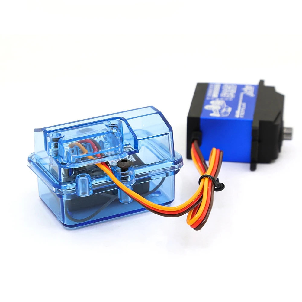 Blue Plastic Waterproof Receiver Receiving Box for Huanqi 727 / Slash RC Car Upgrade Parts