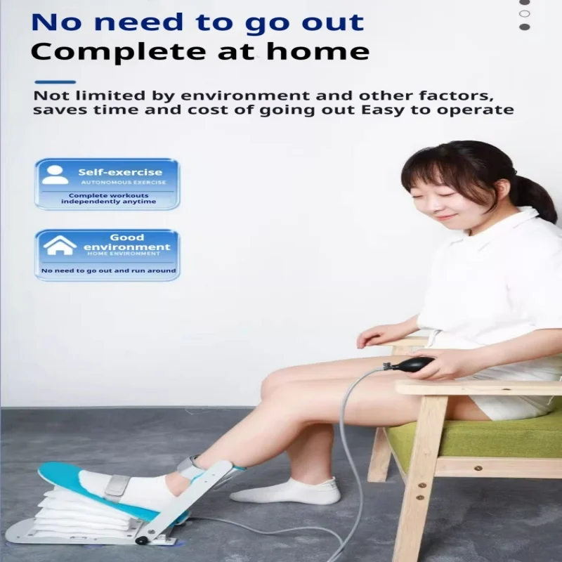 Pneumatic Ankle Joint Trainer Ankle Rehabilitation Training Foot Drop Exercise Posterior Foot Tendon Movement Stretching Machine