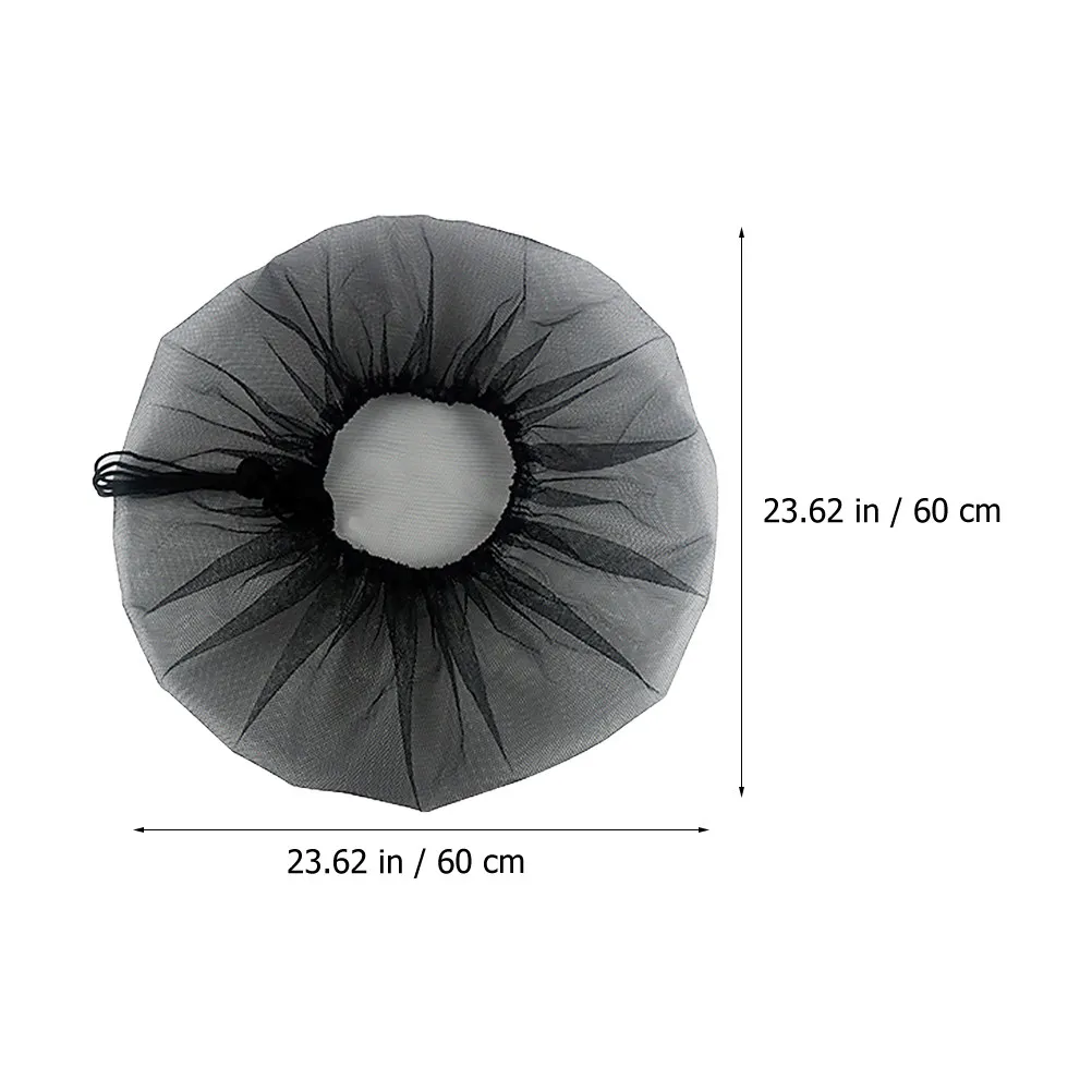 Professional Rainwater Bucket Cover Black Polyester Outdoor Protective Net Cover for 60Cm Diameter Water Tank Debris Guard - view 5