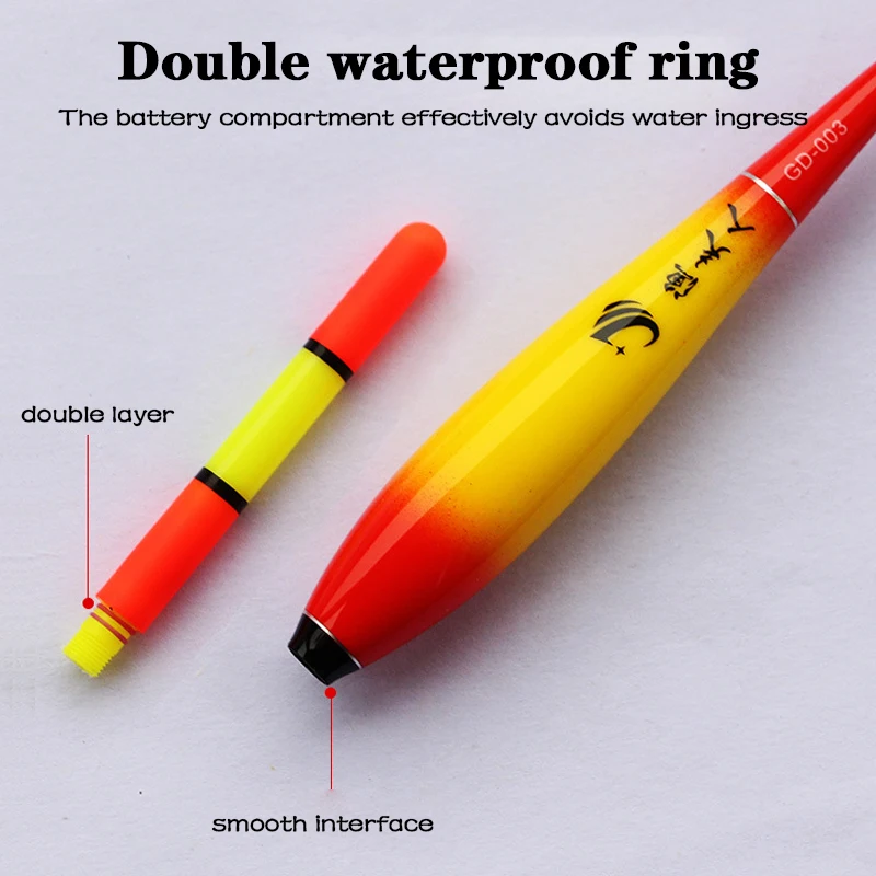 2022 New Rocky Fishing Floats Smart Sensor Accessories Carp Luminous Electric  Fishing Bite The Hook Reminder Turn Red Floats