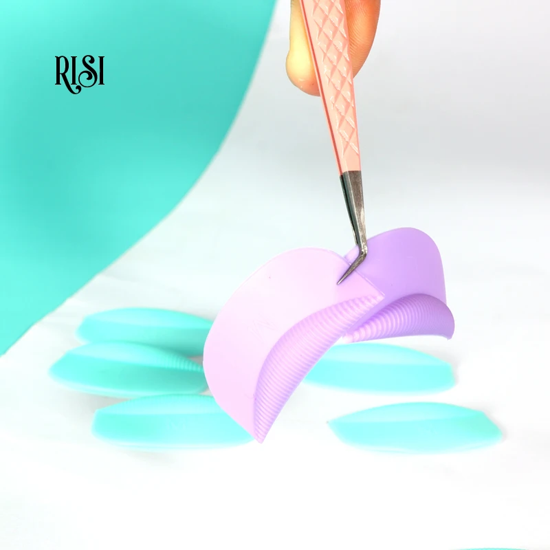 RISI New Design Shield Lash Lifting L Curl Lash Lift Tools Lash Lift Pads Super Soft Eyelash Curler Pads Lash Lift Shields