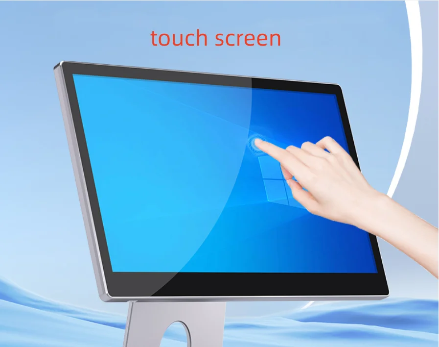 Novo Produto 2026 - Sistema POS com Tela Única de 15.6 Polegadas, Caixa Registradora de Mesa CPU I5 de 4ª Geração 4G RAM 8GB SSD 256GB