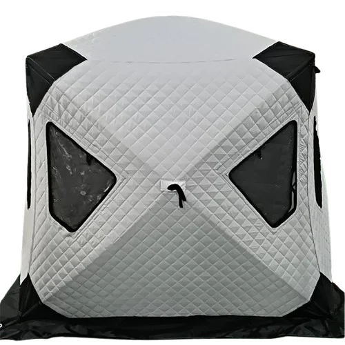 

Winter Outdoor Windproof Ice Fishing Tent with Chimney Pop-up Camping Tent for Ice Cover Fishing