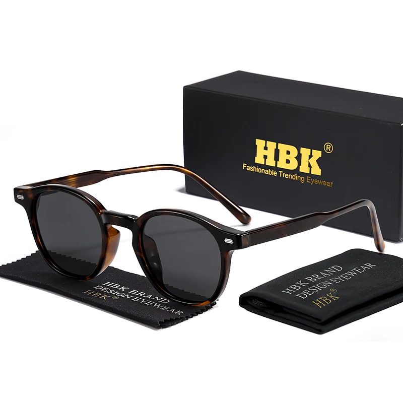 HBK Klassische einfache lässige runde TR-Rahmen polarisierte Sonnenbrille Männer Frauen Outdoor Party Urlaub Reisen Fahren Dekore Foto Requisiten – Detail 11