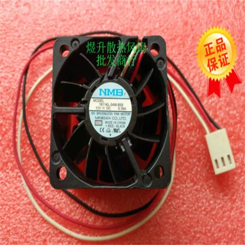 Original  4028 1611KL-04W-B59 DC12V 0.39A 40*40*28mm three-wire server fan