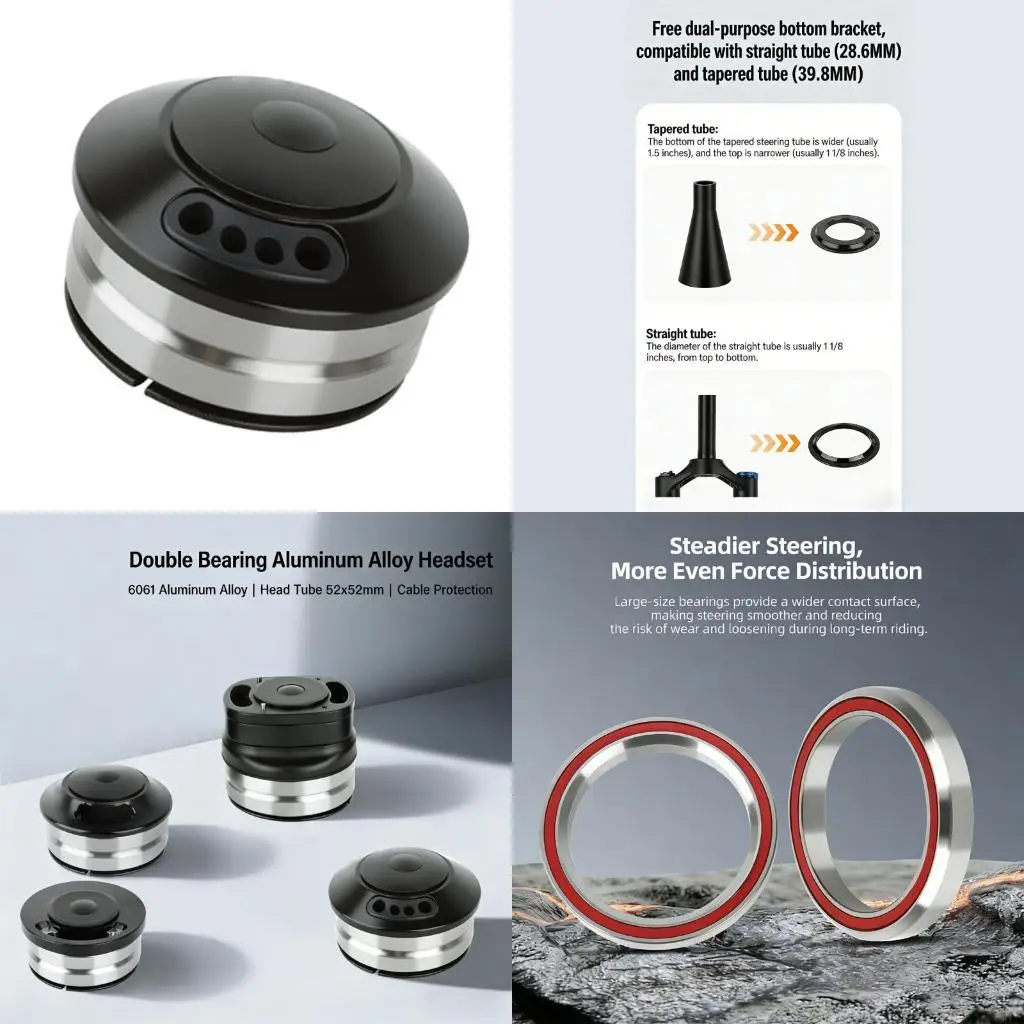 

Гарнитура M5TC для велосипедов. Снижение риска износа. Внутренние тормоза. Совместимость маршрутов.