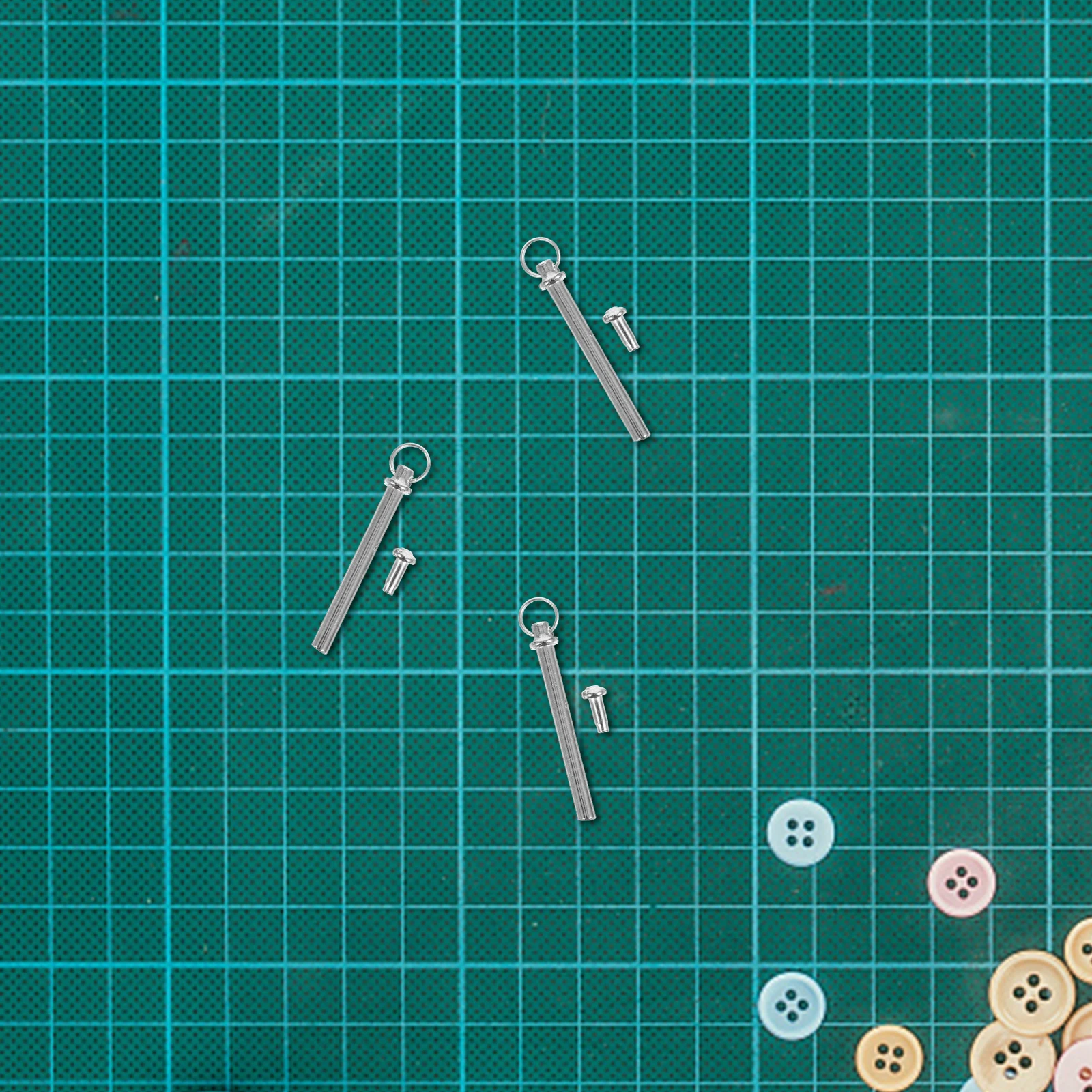 Tornillos de repuesto para ventilador plegable, remaches de eje de Metal de alta resistencia para ventilador manual, accesorio de reparación, Kit de Hardware DIY, 8 Uds.