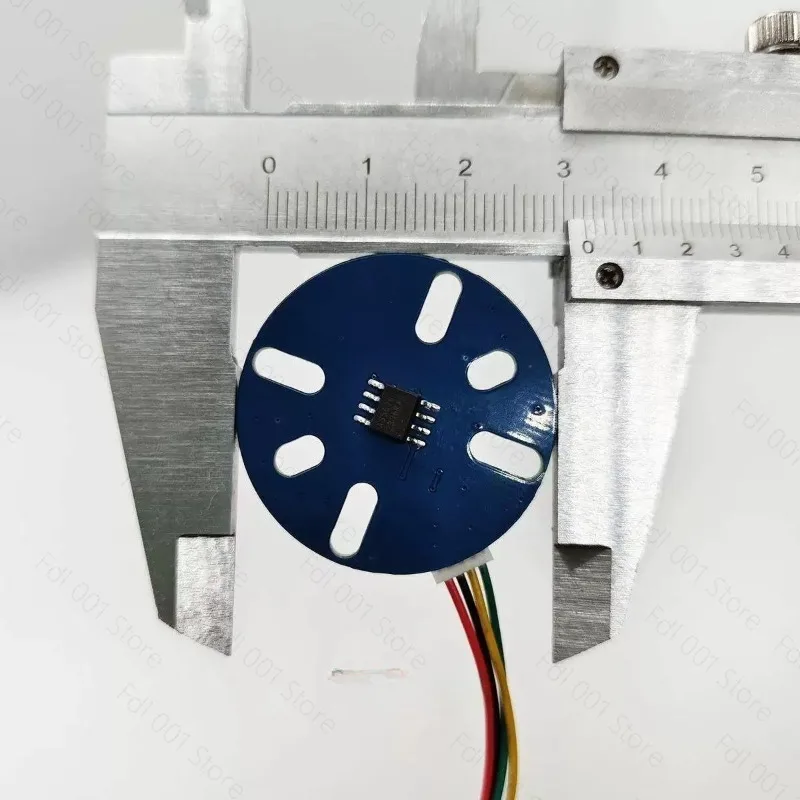 AS5600 Magnetic Encoder Module 12-Bit High Precision I2C Angular Speed Measurement with Radial Magnet Porous Load FOC