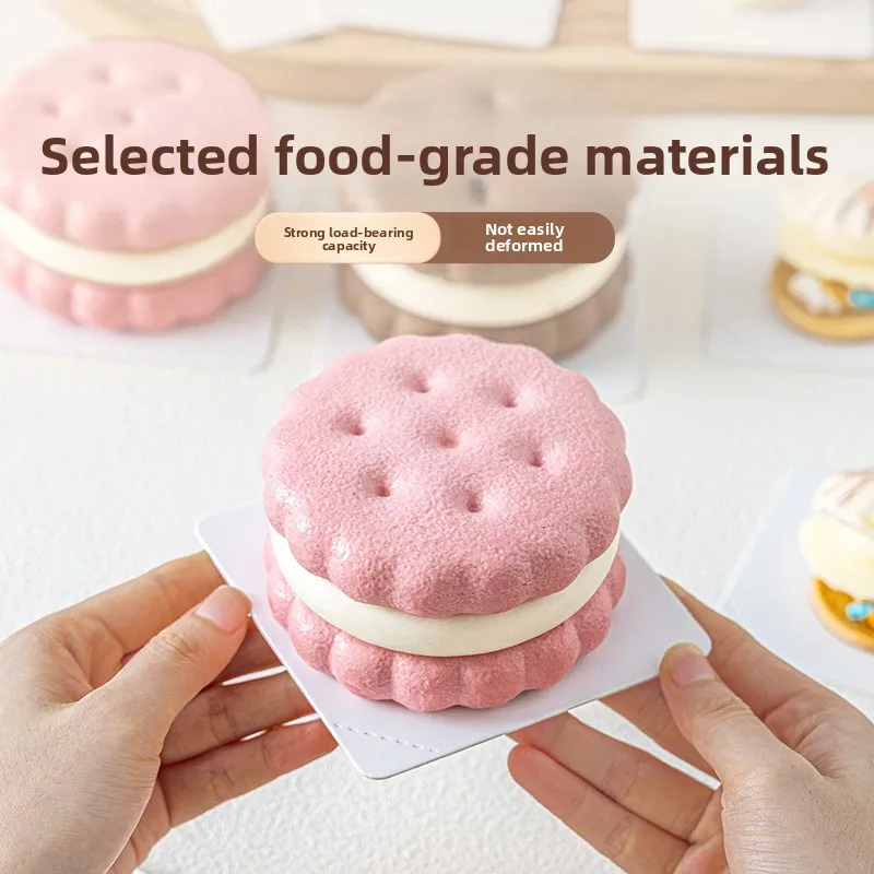 Cake Board Thickened Disposable White Cardboard 2 Inch 3 Inch Mousse Mini Pad Square Dessert Baking Pastry