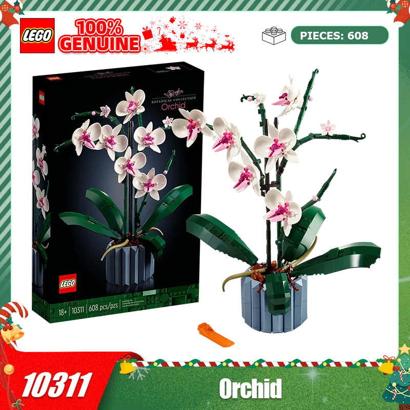 

LEGO Building Blocks Assembly 10311 Orchid Eternal Flower Boys and Girls Toys Birthday Christmas Gifts