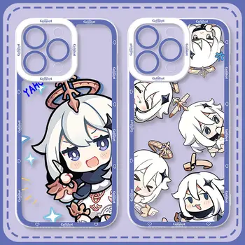 Roztomilý třpytivý kryt na telefon Genshin Impact pro Xiaomi Redmi Note 14 12 11 13 Pro Plus 4G 5G 12S 14S 11S 10S 10 9 9S 12C 13C 14C A3 A4 8 nejlepší prodej Pouzdro pro Xiaomi Redmi Note Genshin - №7