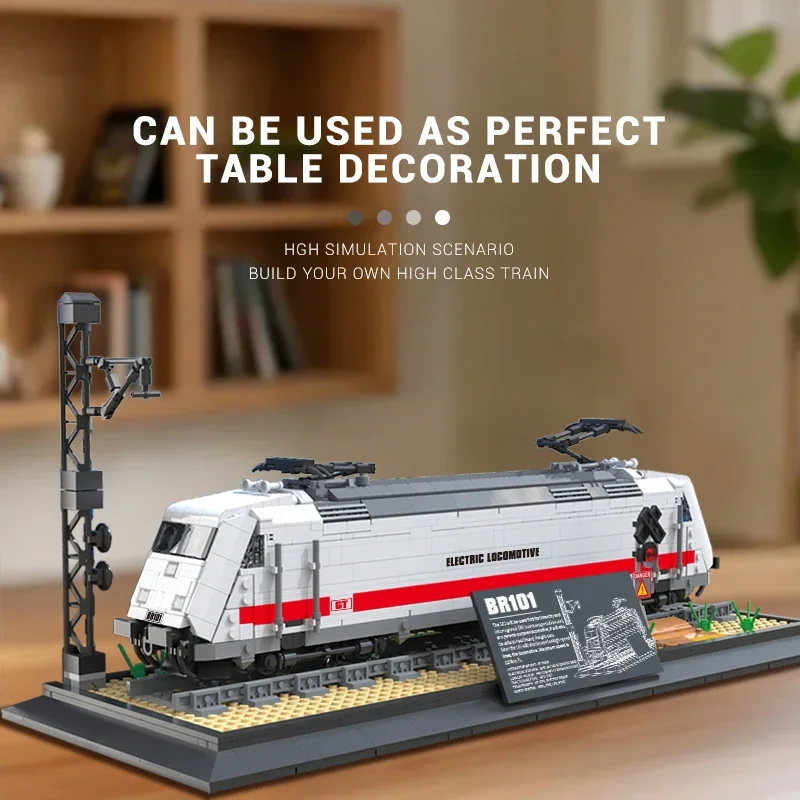 Technische Stadt Zug High-Tech Eisenbahnschienen Bausteine MOC U-Bahn Fahrzeug Montieren Ziegel Spielzeug Geschenke für Kinder Erwachsene