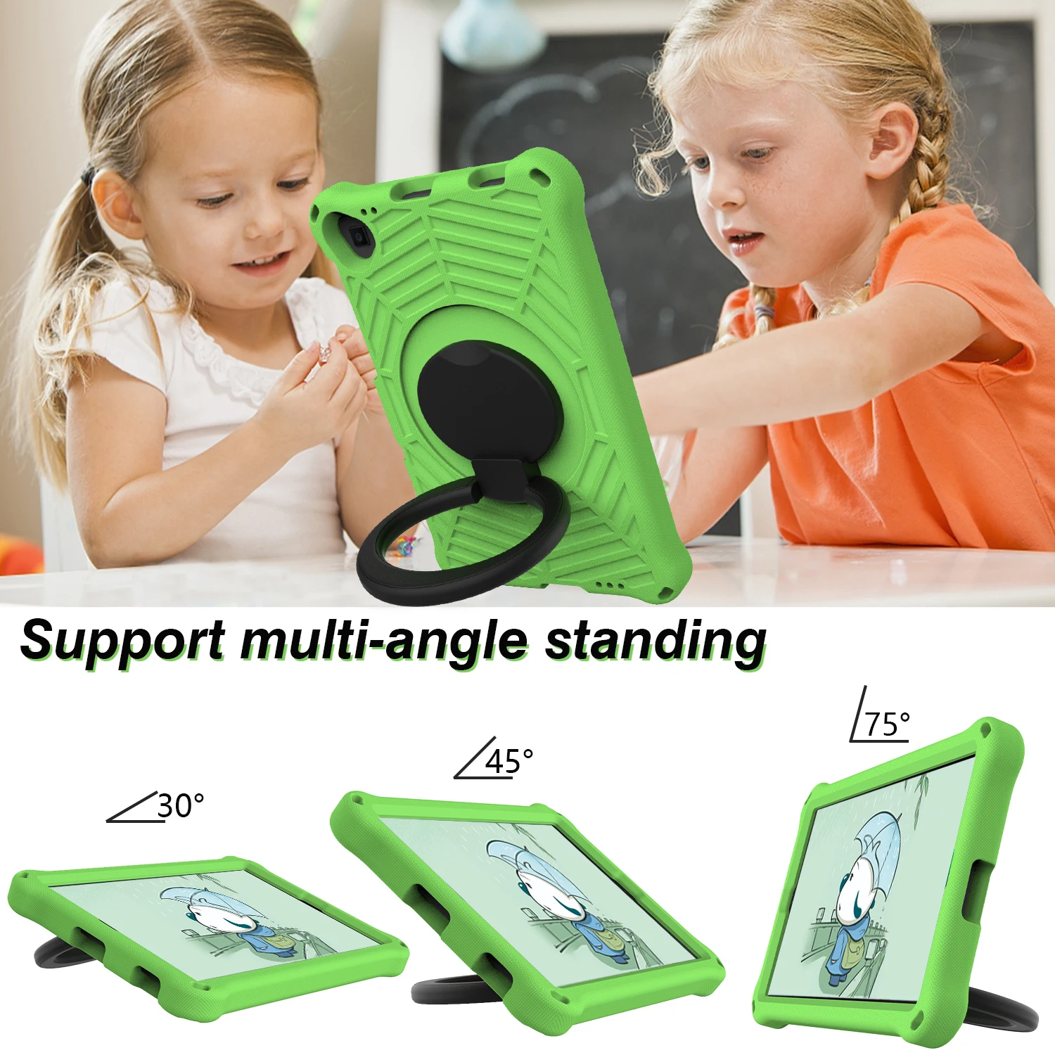For Xiaomi Pad 4 Plus 10.1" Case 10.1 inch EVA Shockproof Shell for Mi Pad 4 Plus Shoulder Starp Cover