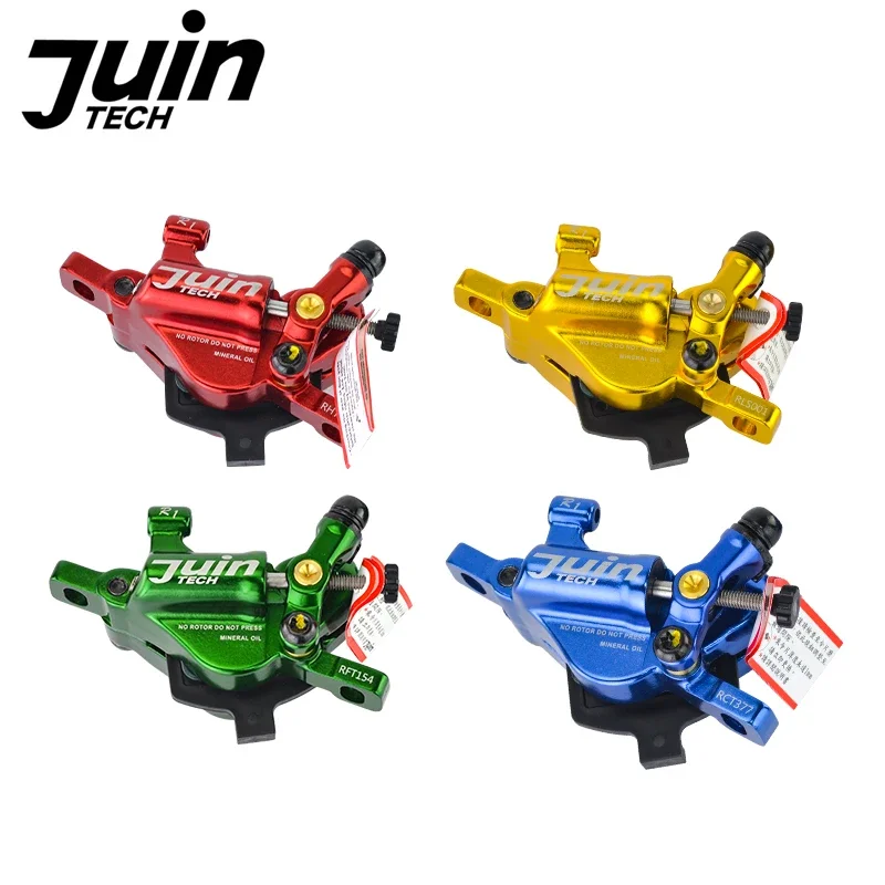 Juin Tech R1 Post Mount Hybrid Hydraulic Road Disc Brake Set Travel CX Road MTB Cyclocross Bike Caliper With Adapter 160mm Rotor