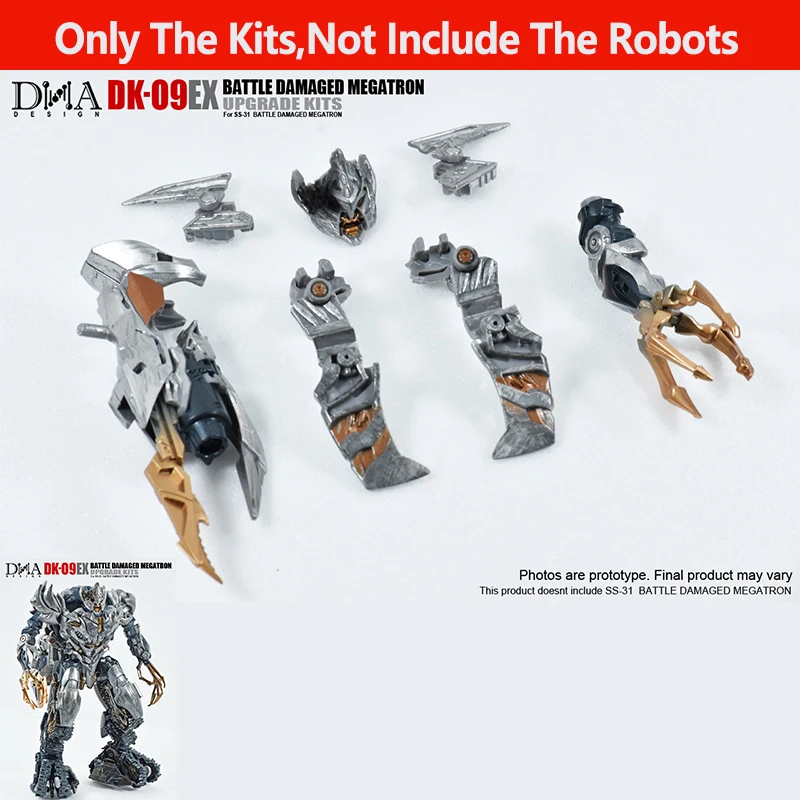 

Комплект для модернизации DNA Design DK-09EX для серии Studio Series SS-31 SS31 Battle Damaged Megatron DOTM
