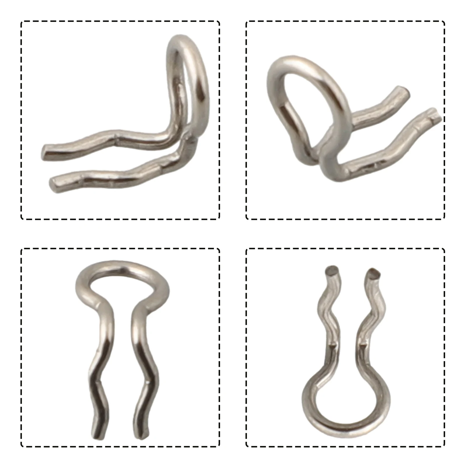 Parti di ciclismo Accessori Clip a molla Pinza freno a disco 5/10 pezzi Bicicletta Durevole Argento Acciaio inossidabile Per-Shimano XT SLX XTR