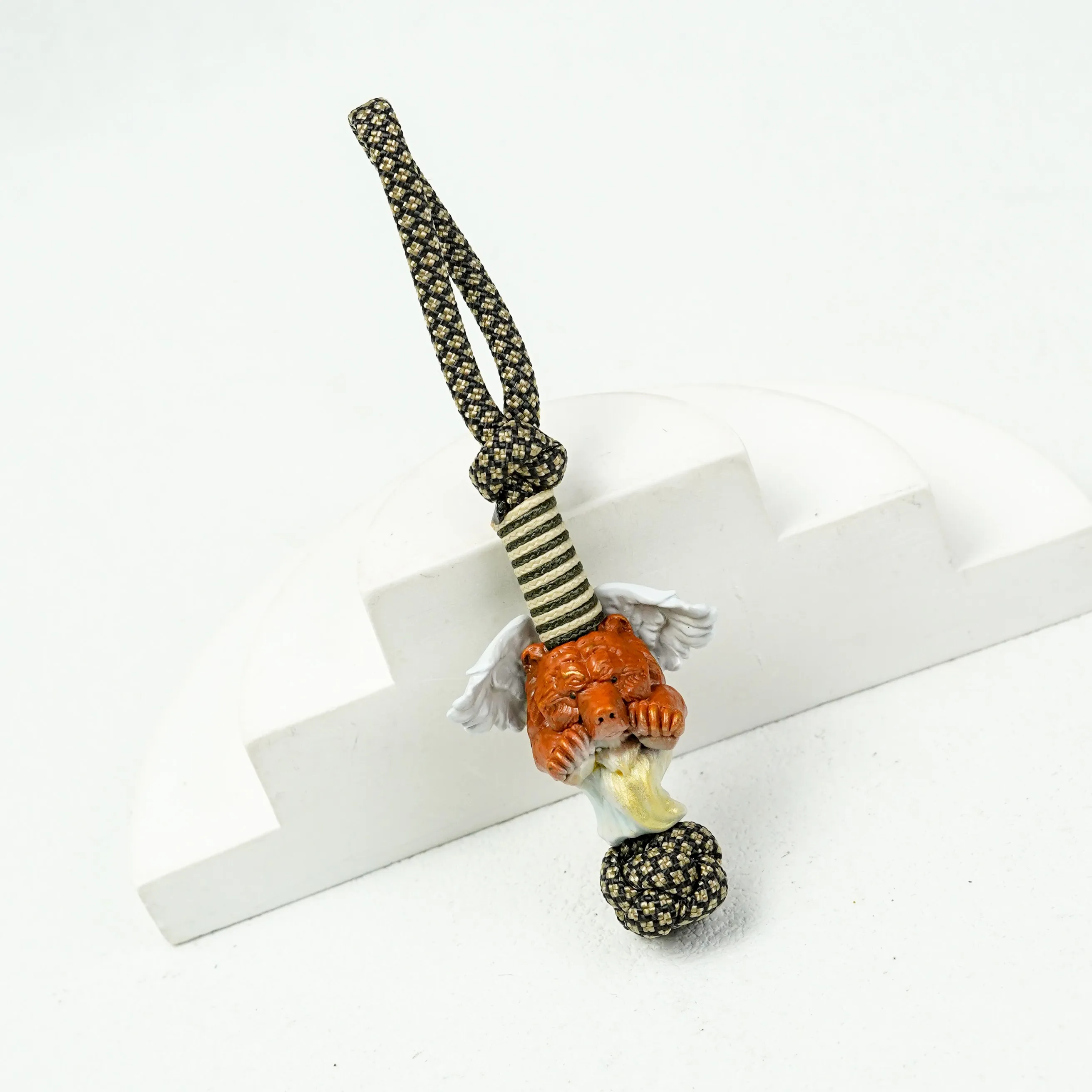 1 قطعة الدب التصميم الأصلي يدخل حلم سكين حبة سكين قلادة حقيبة المفاتيح مفتاح السيارة قلادة المحمولة حساسة ملحق لحقيبة #5