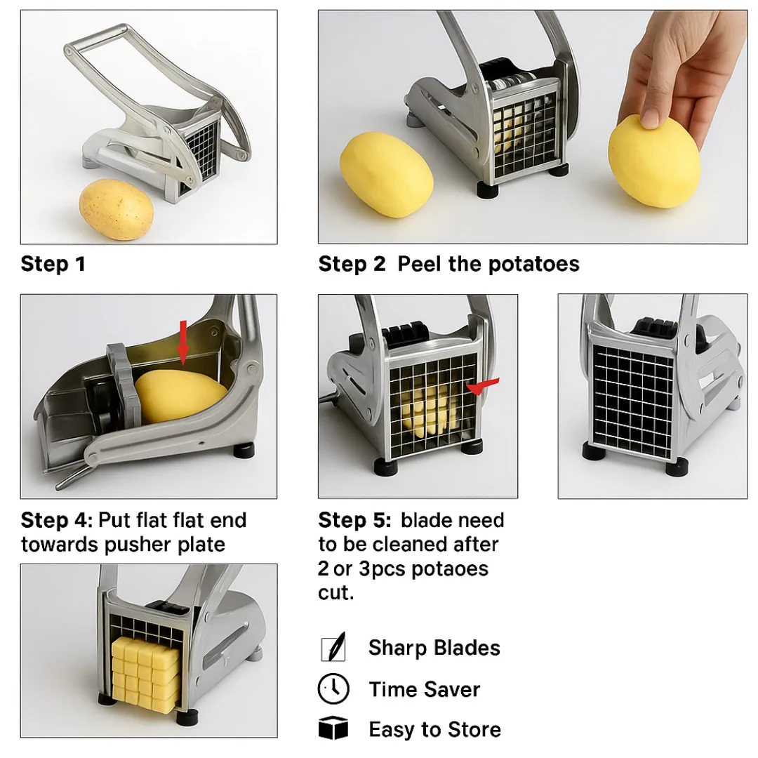 Heavy Duty Fry Cutter 4
