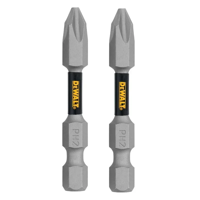 DEWALT DWAF2PH2TG2 TOUGHGRIP™ 2IN 2PK Impact High Speed Steel Screwdriver Bit Impact Drill Driver Bits Power Tool Accessories