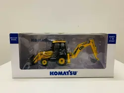 Komatsu Retroescavadeira Loader, WB93R-8, UH8142, Escala 1/50 Die-Cast, Novo na caixa original