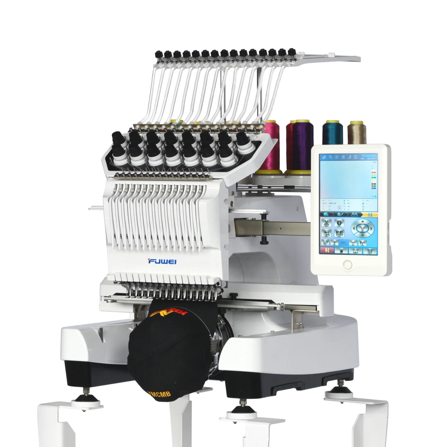 model fjwei embroidery machine EM-1010 computerized home base home use embroidery machines