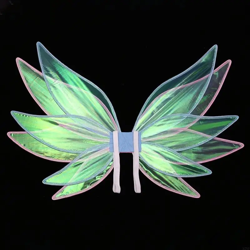 N7yf Kids Adult Princess Ruolo per gioco Costume Fairy Angel Wing Photography Accessori